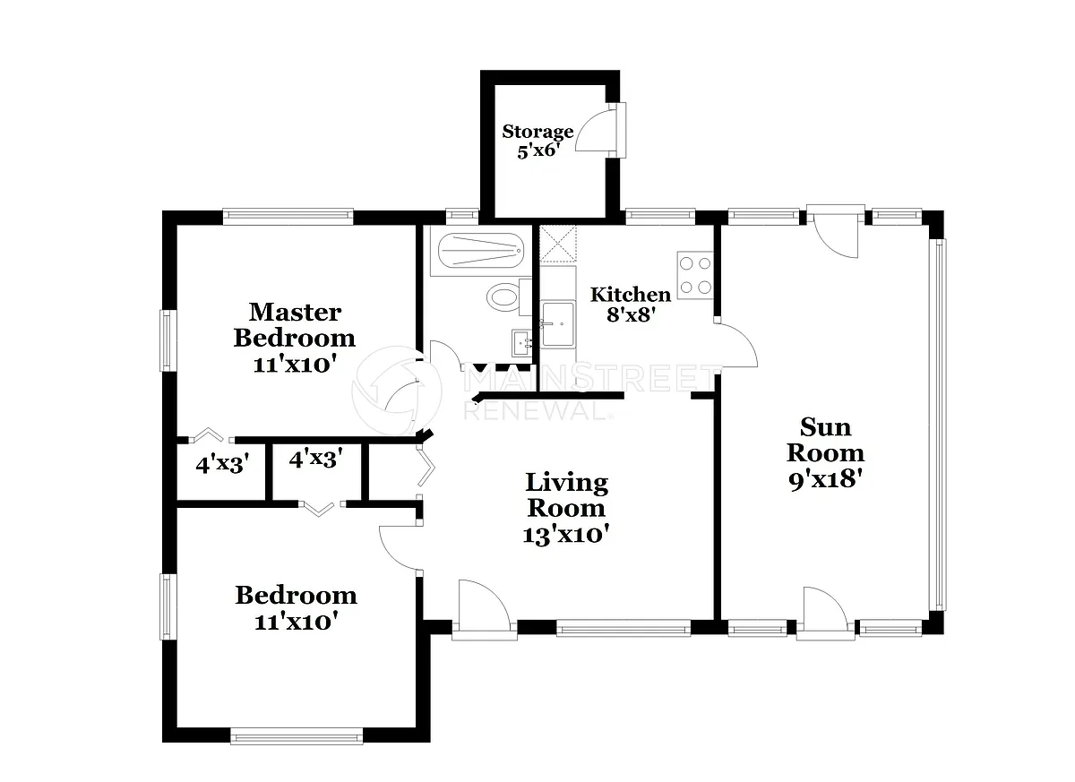 Floor Plan - 1407 N 57th Ave