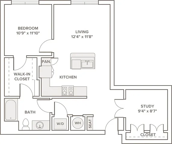 Floor plan A02D
