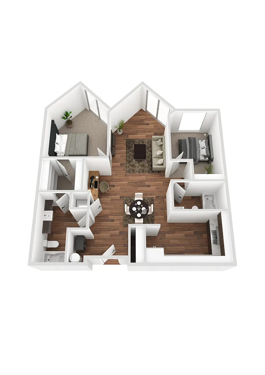 Floor plan 2X2