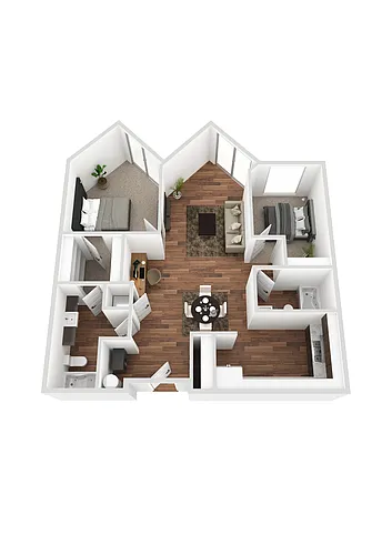 Floor plan 2X2