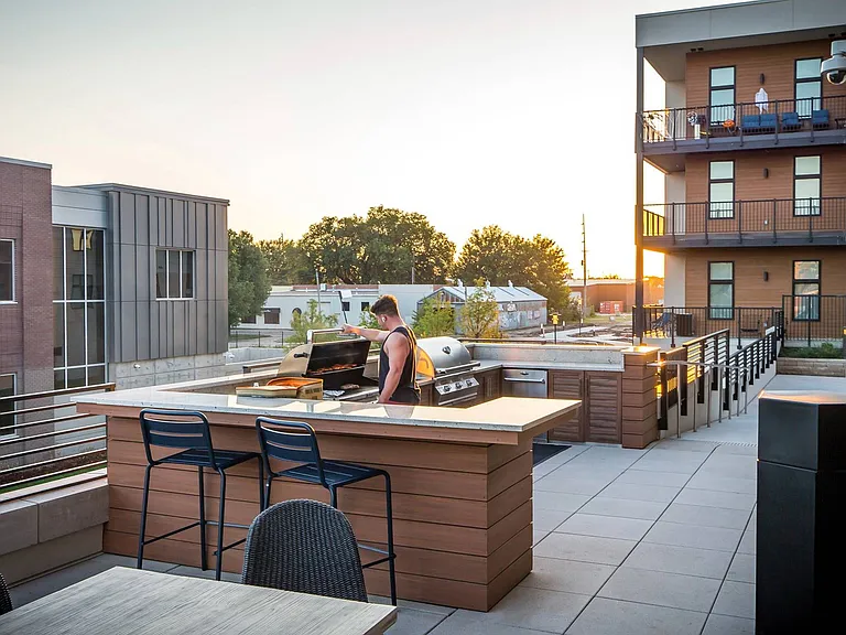 Outdoor Grill Lounge