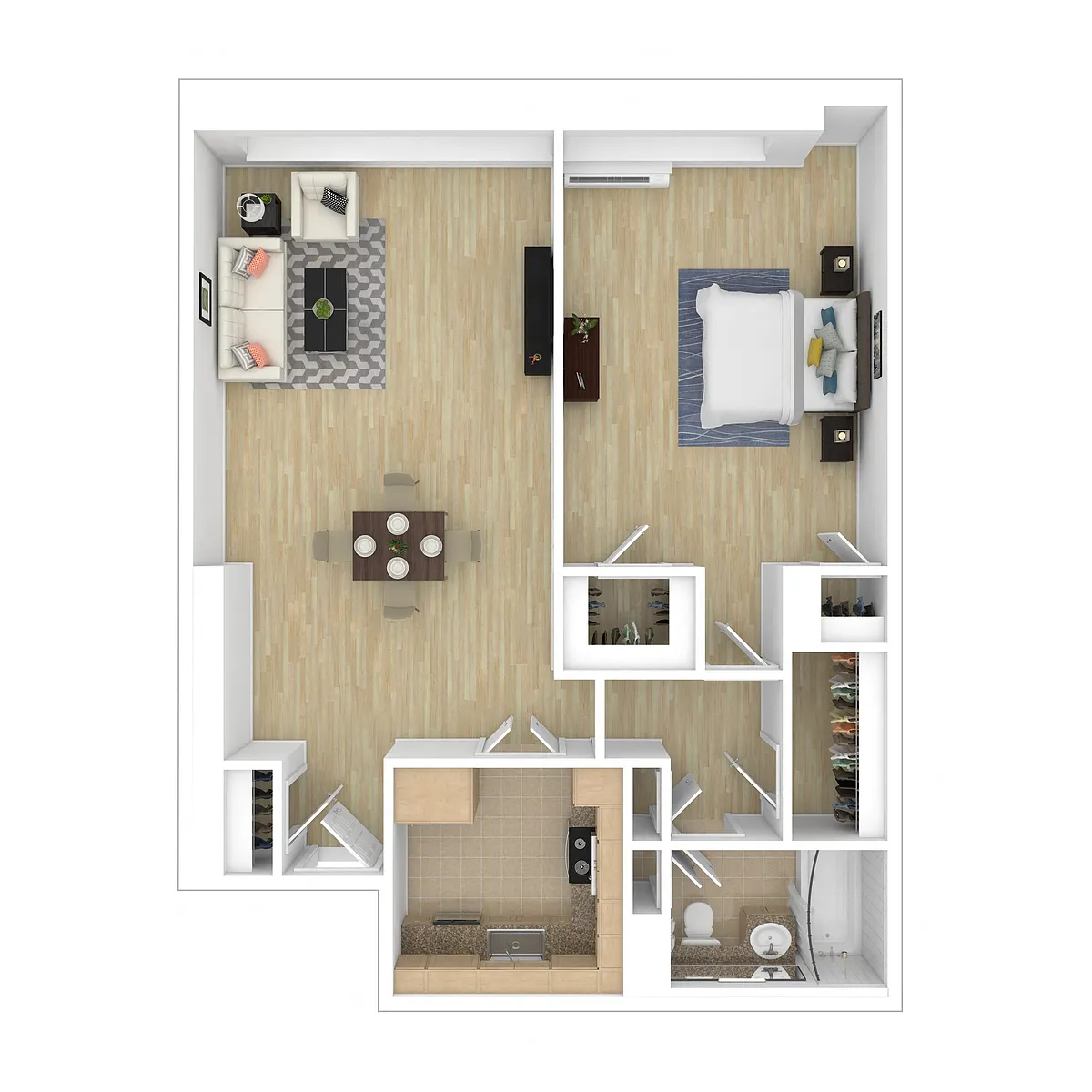 Floor plan 1J