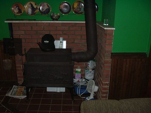 Enjoy cool or cold days or nights w/add'l heat from stove in Living room