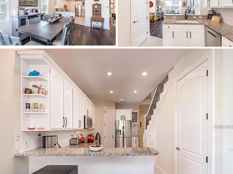 Kitchen and Dining areas