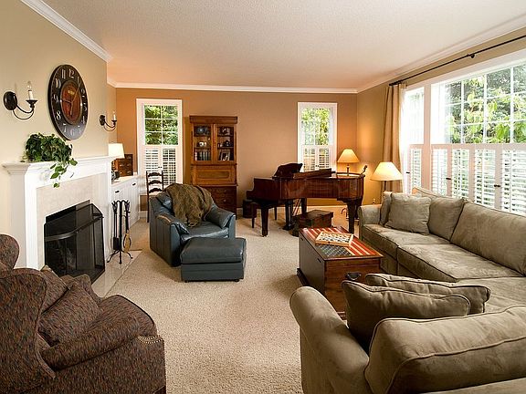 Light and bright family room