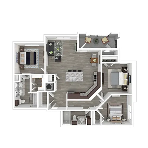 Floor plan 3 Bed / 2.0 Bath