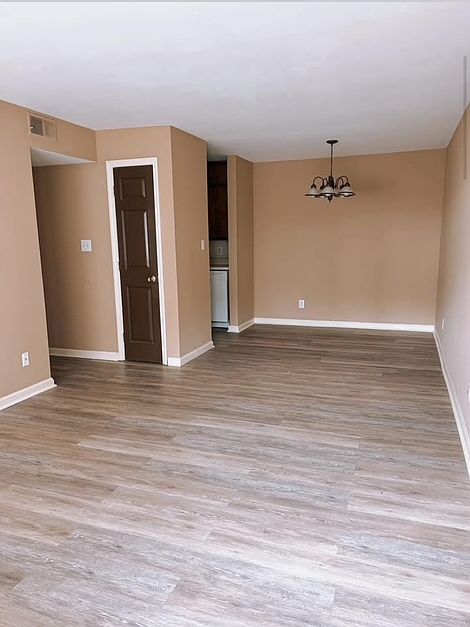 Open Living room/Dining room area