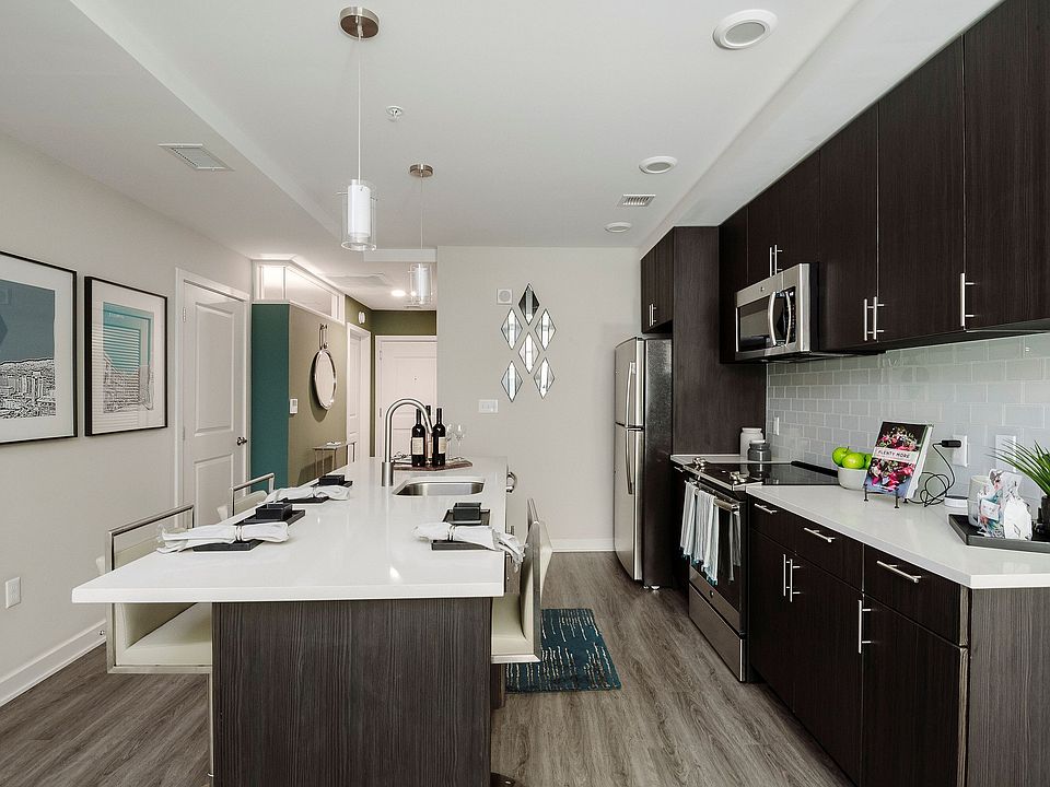 Model apartment kitchen