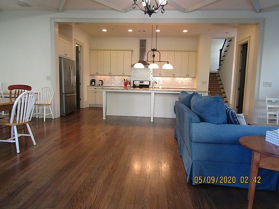 Just inside front door.