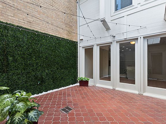 Atrium from Living & Hallway with Cafe Lighting Strands