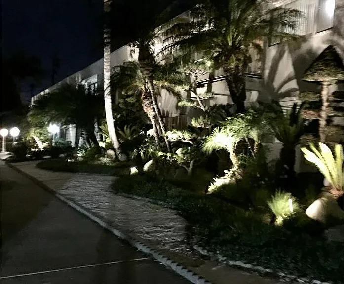 Night view,Front of Building