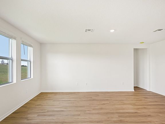 The Living Area of the Bluebell Floorplan.