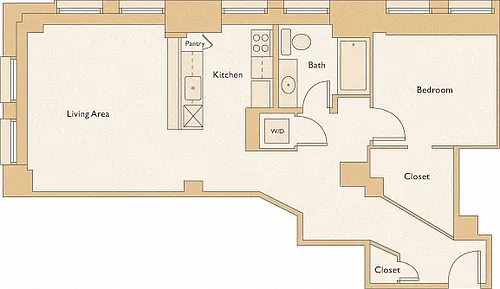 Floor plan 1W