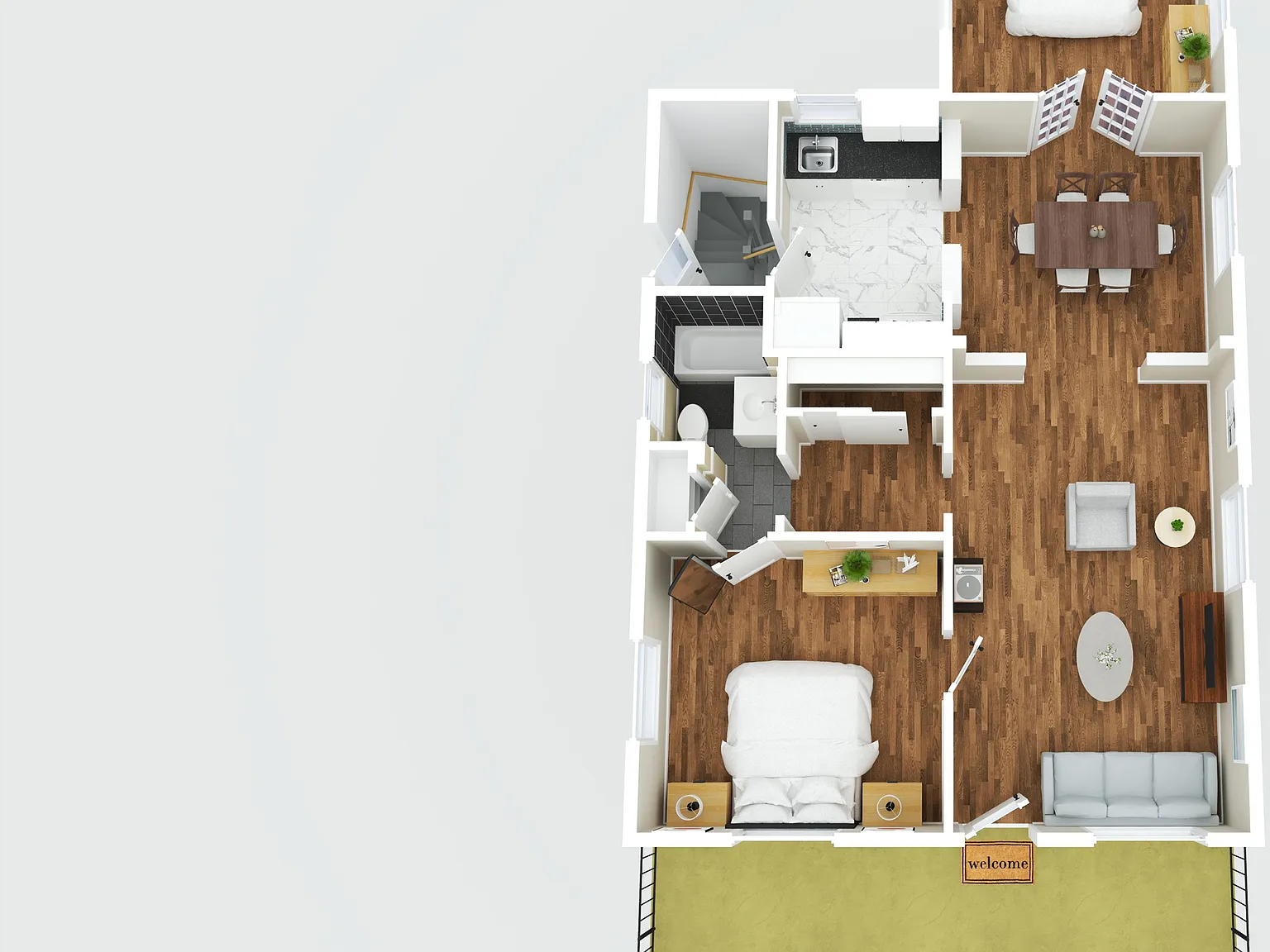 2 bed, 708 sqft, $3,300 — Photo 3