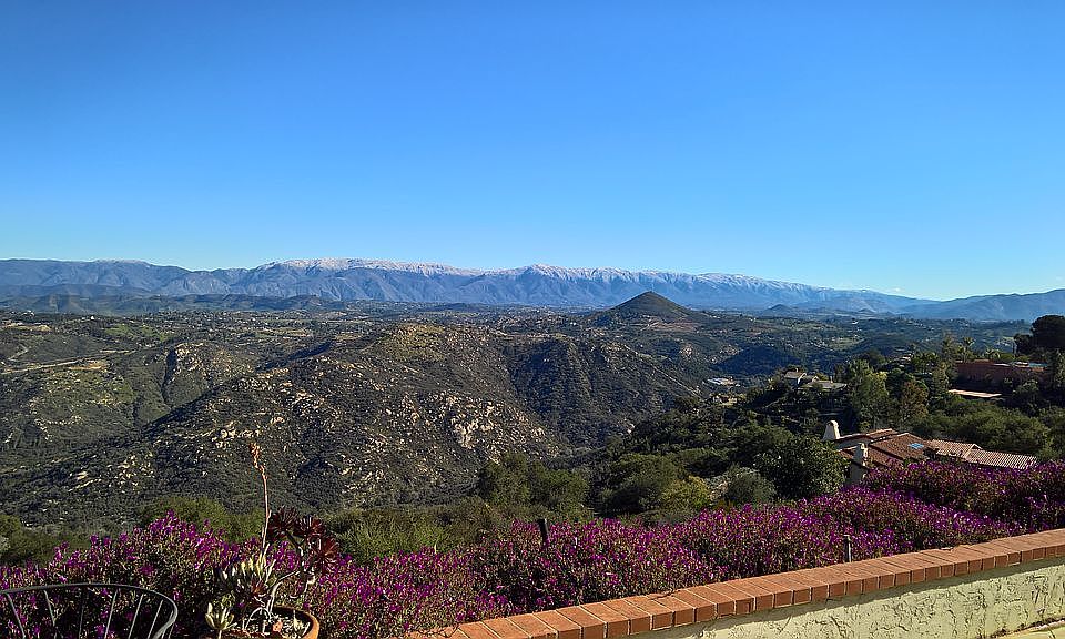 Mt. Palomar from the patio