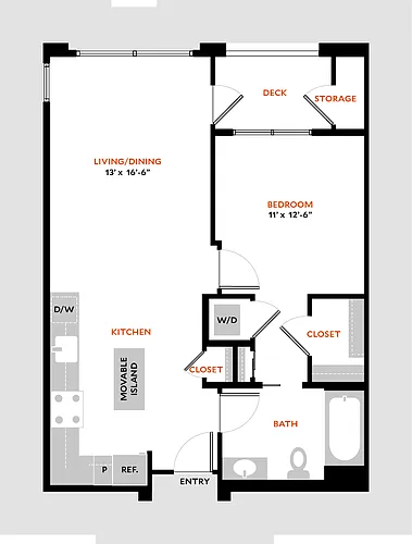 Floor plan Plan 1C