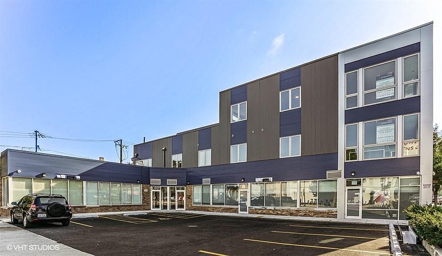 Modern new construction building