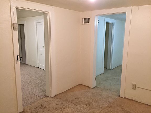 Photo taken from study with livingroom on left and bedroom o