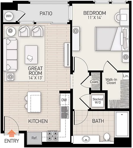 Floor plan Plan D