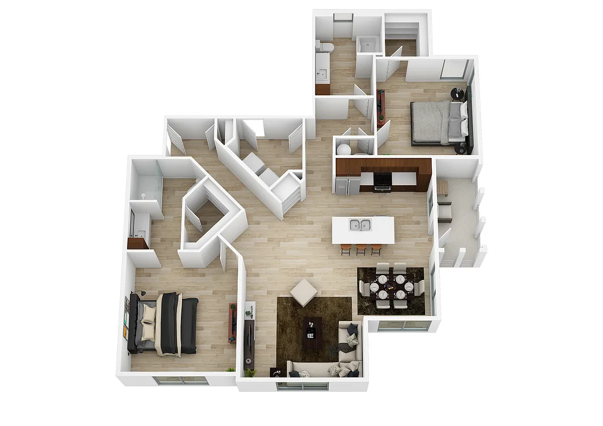 Floor plan The Marshall
