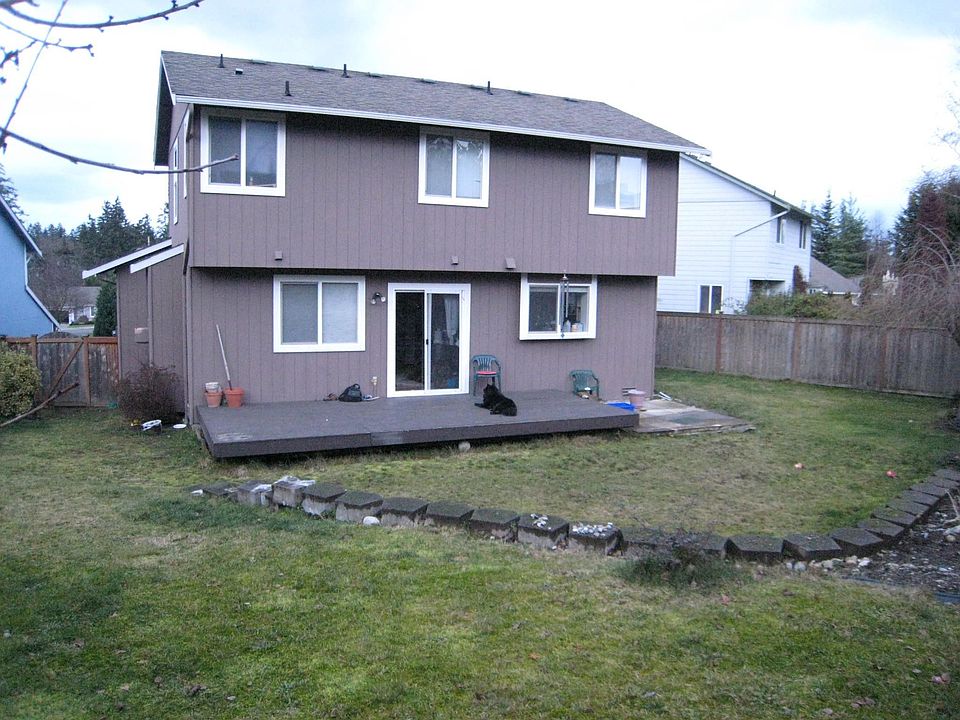 Backyard and back of house