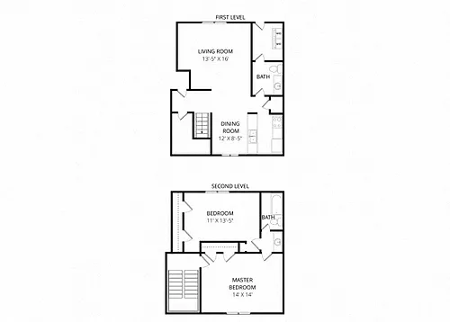 Floor plan Double Townhome