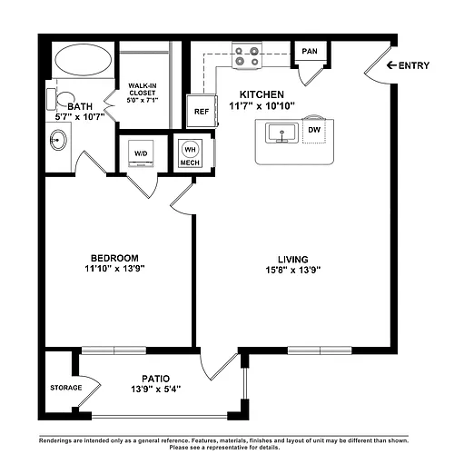 Floor plan A1A