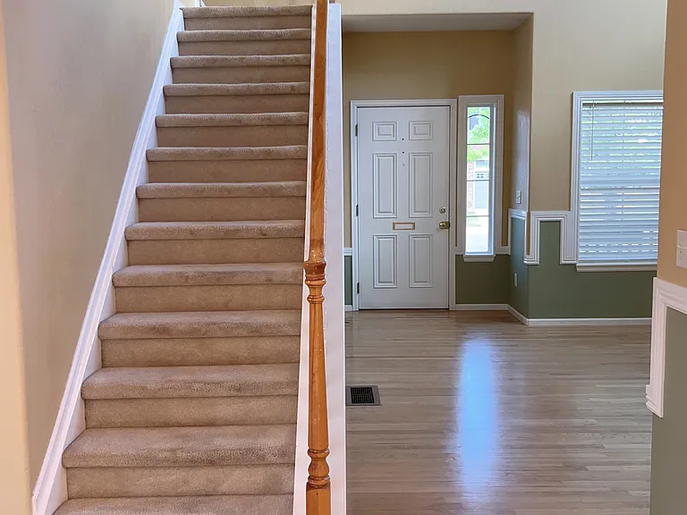 Stairs to second level