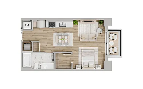 Floor plan Aster B