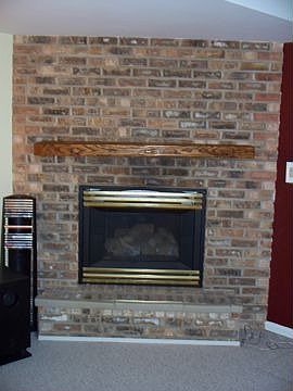 Stone Fireplace