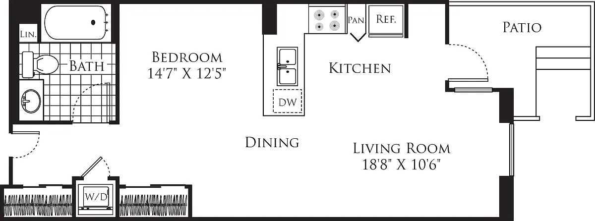 Floor plan Studio 2