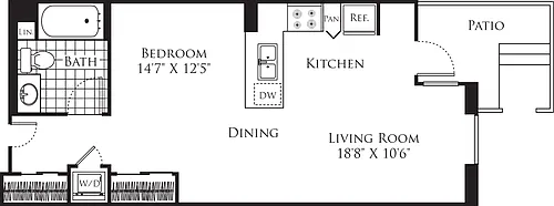 Floor plan Studio 2