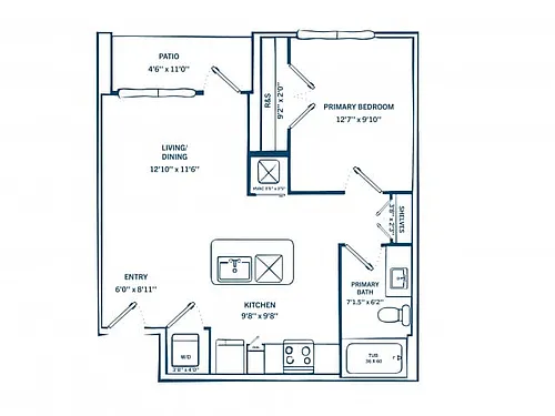 Floor plan E2B