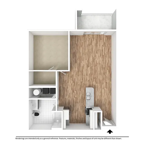 Floor plan 1 Bed A B