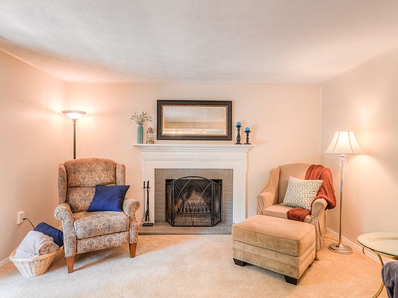 Beautiful fireplace.