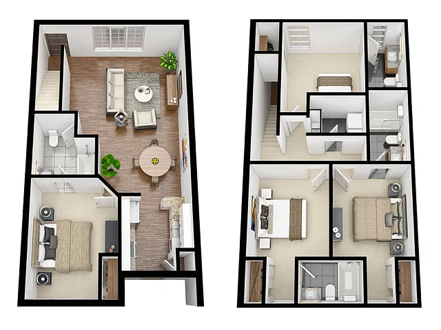 Floor plan Standard 4BR 4BA