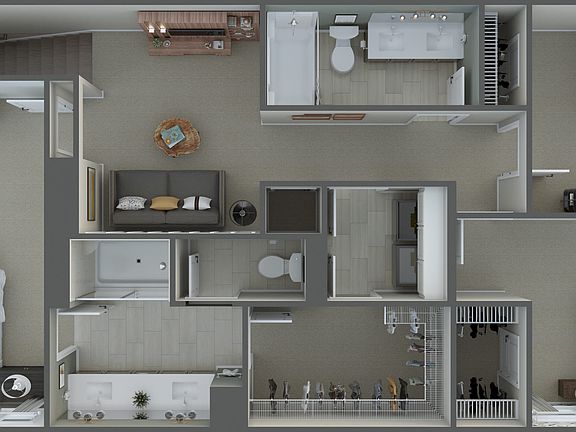Pergola at Farmington Plan 3 Second Floor