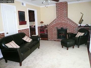 Brick Fireplace