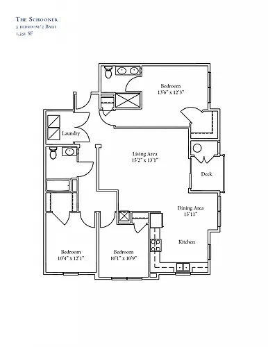 Floor plan The Schooner