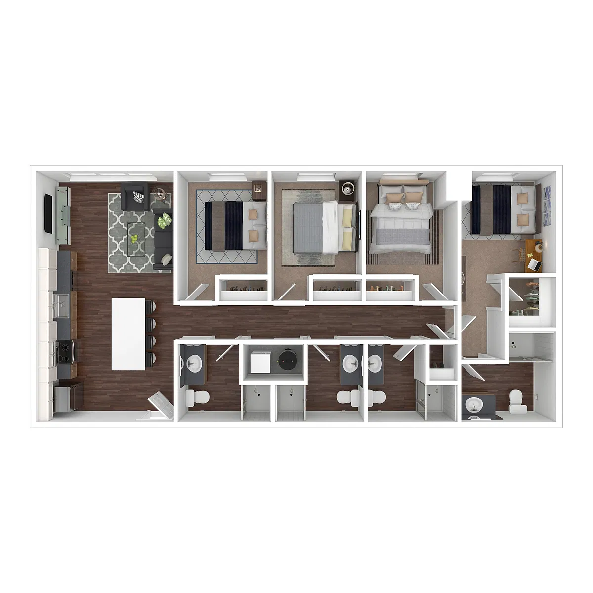 Floor plan 4CR