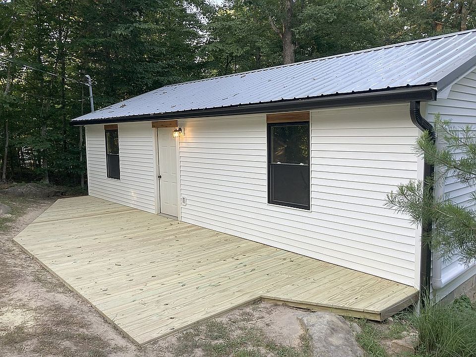 Front door with porch