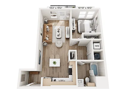 Floor plan The Madison - 1A2