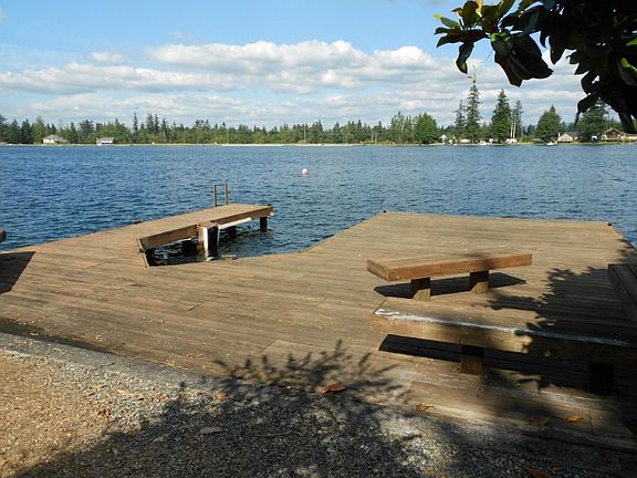 Dock with built in benches