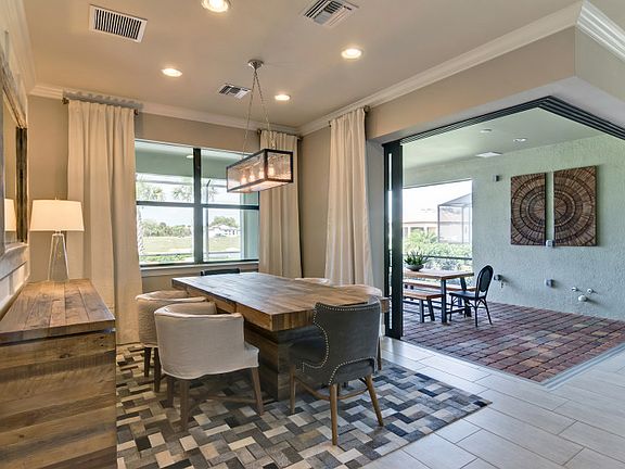 Conceptual cafe with optional zero-corner sliding glass door