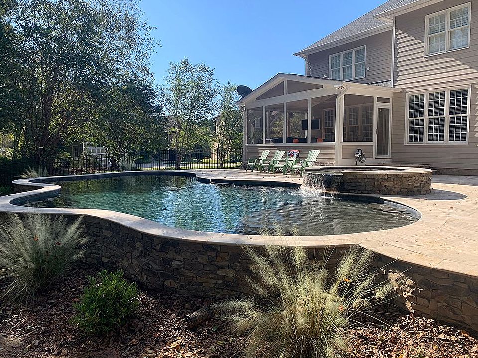 Heated pool and spa