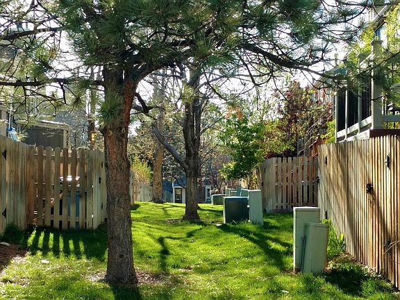 Open space behind the unit