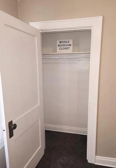 Middle Bedroom closet