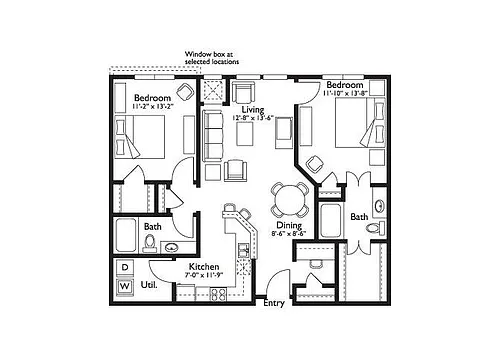 Floor plan The Flagstone