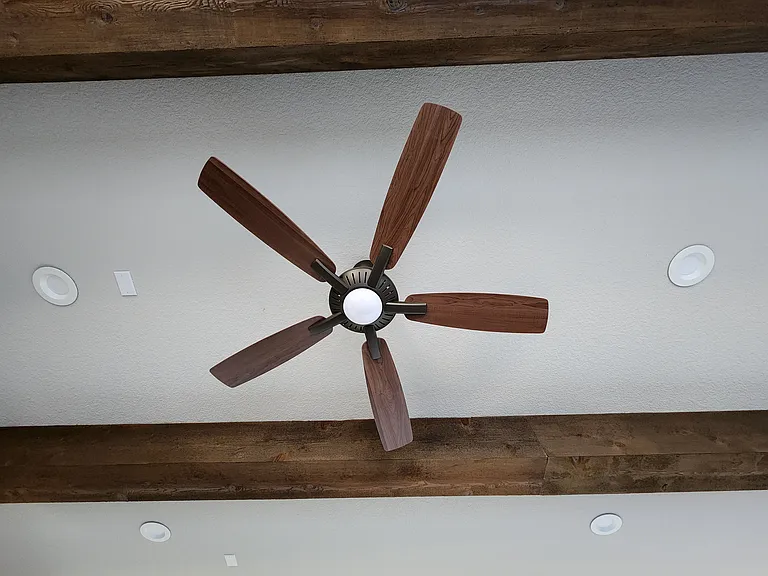 Cieling fans in every room