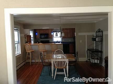 Dining Room with view into Kitchen